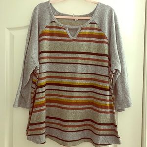 Plus Size shirt/sweater 26/28, 3/4 sleeves, SOFT